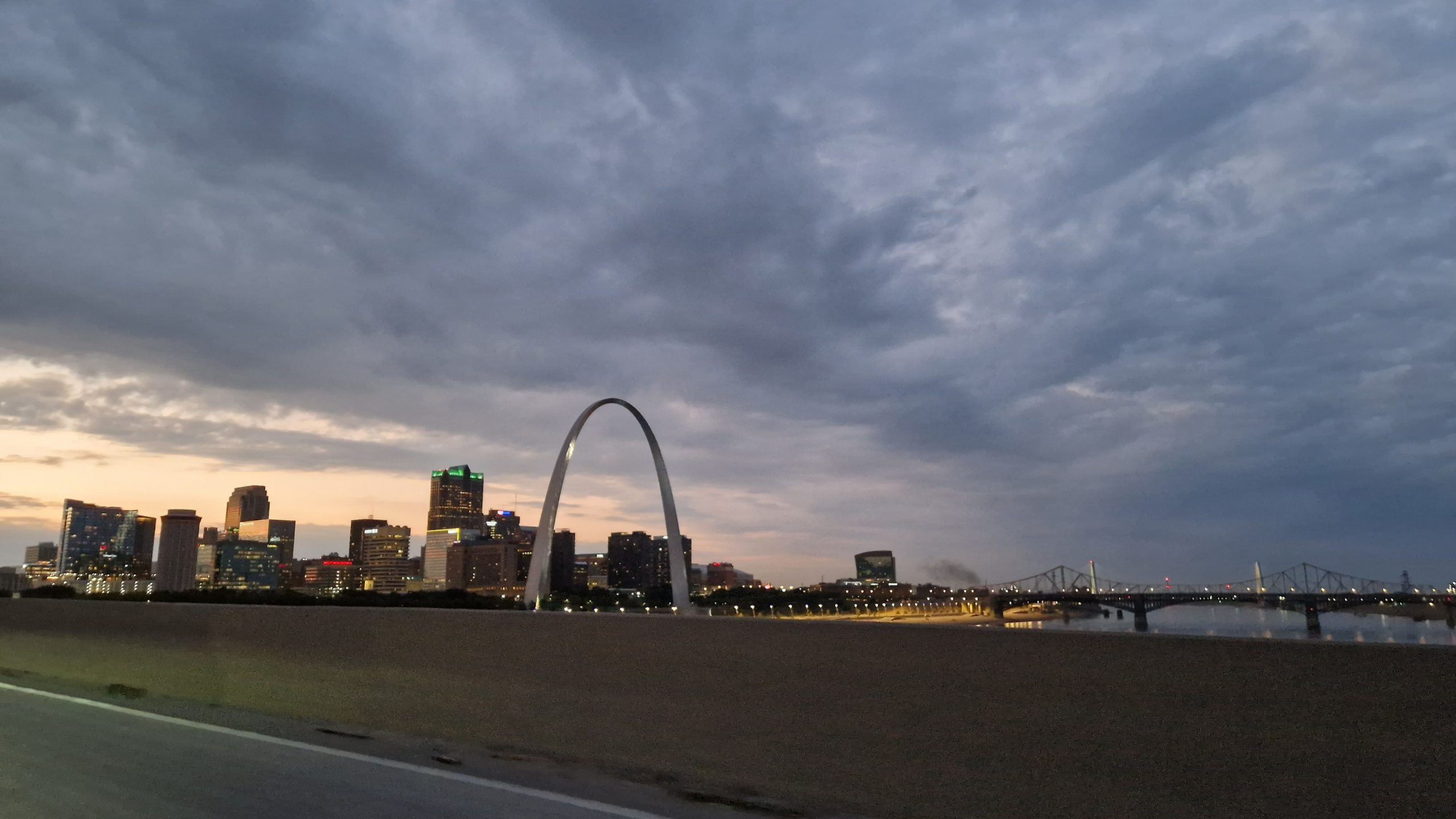 Gateway Arch at Night